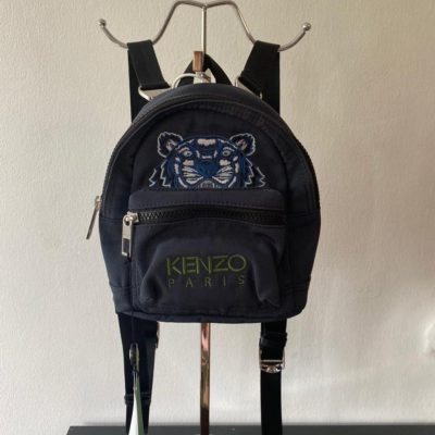 Kenzo Mini Tiger Canvas Backpack