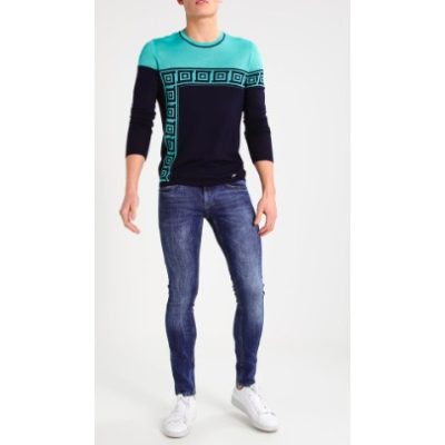 Versace Green Navy Sweater M size