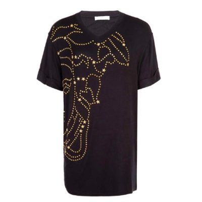Versace Metal gold logo Tee