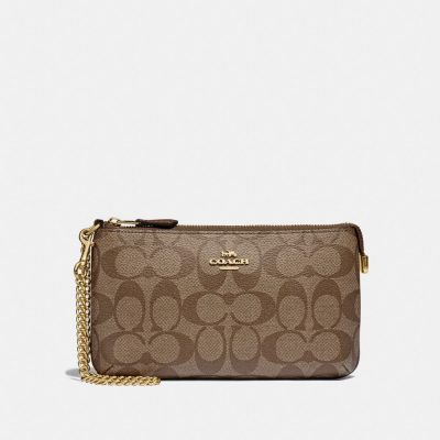 Coach Signature Wrist Pouch