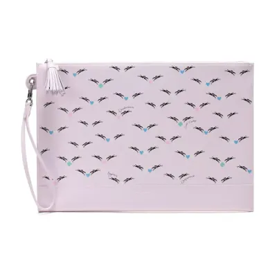 Longchamp pink pouch