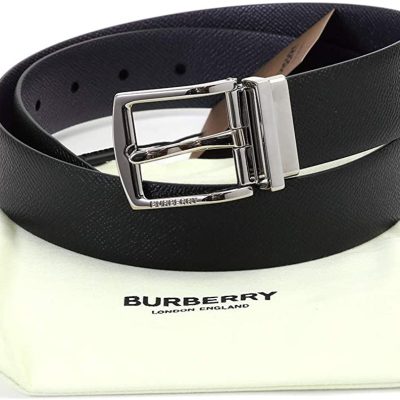 Burberry Saffiano Leather Belts