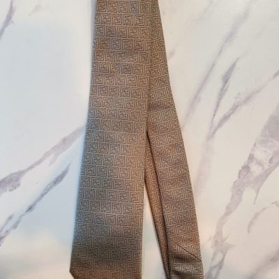Fendi Logo Tie