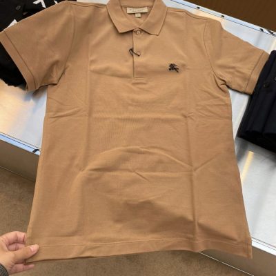 Burberry Camel Polo Tee M size