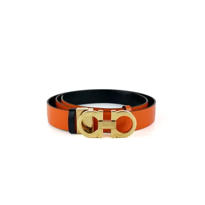 Salvatore Ferragamo Orange Belt