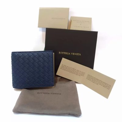 Bottega Veneta Bifold Wallet -Blue