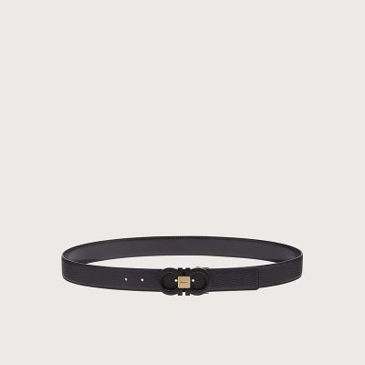 Salvatore Ferragamo Gancini Belt Matte Buckle