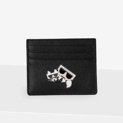 Karl Kocktail Card Holder-Black