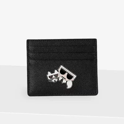 Karl Kocktail Card Holder-Black