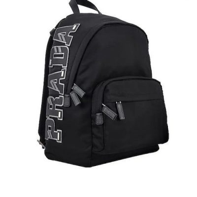 Prada Saffiano Logo Nylon Backpack