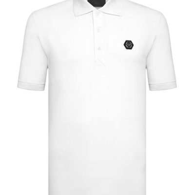 PHILIPP PLEIN POLO SHIRT SS SKULL