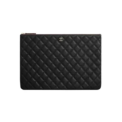 Chanel Classic Large Clutch (Gold Metal)
