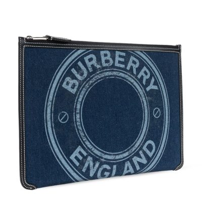 Burberry Denim Clutch Bag