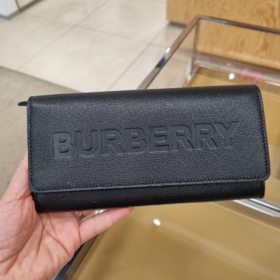 Burberry Folding Wallet Logo Long Wallet