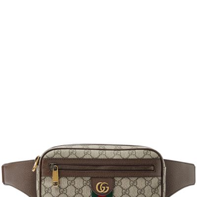 Ophidia GG-monogrammed canvas belt bag
