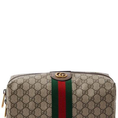 GG-monogrammed canvas wash bag