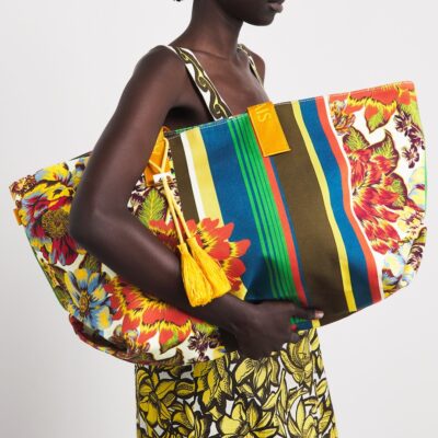 ALEMAIS Cotton Printed Charlie Tote Bag - Image 2