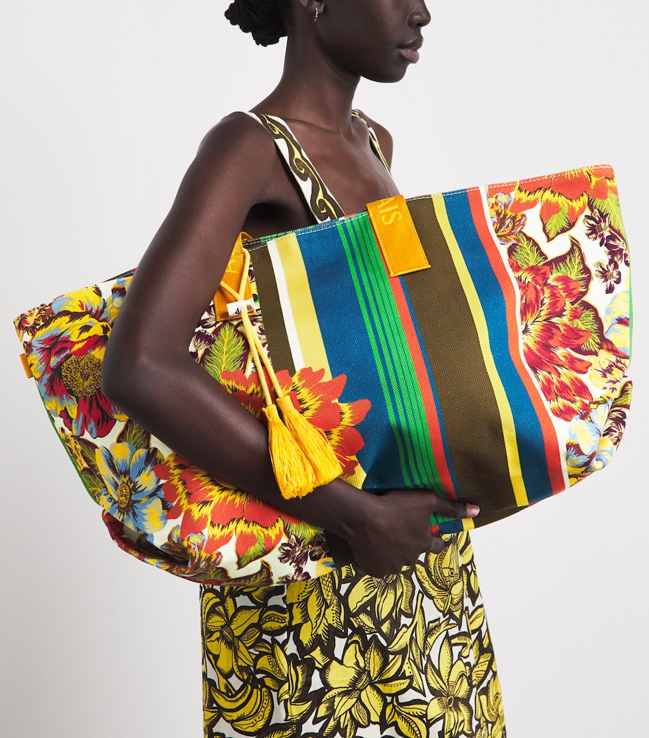 ALEMAIS Cotton Printed Charlie Tote Bag - Image 2