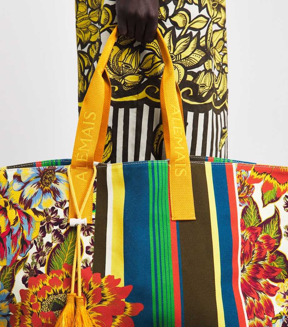 ALEMAIS Cotton Printed Charlie Tote Bag - Image 4