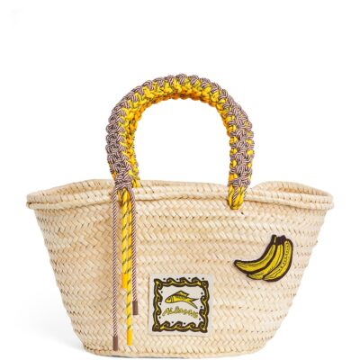 ALEMAIS Medium Woven Mona Basket Bag - Image 1
