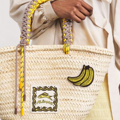 ALEMAIS Medium Woven Mona Basket Bag - Image 4