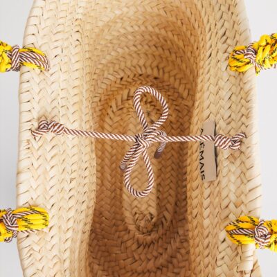 ALEMAIS Medium Woven Mona Basket Bag - Image 5