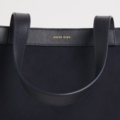 ANINE BING Medium Suede Rio Tote Bag - Image 4