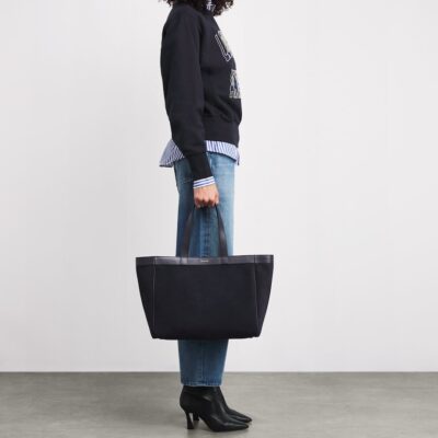 ANINE BING Medium Suede Rio Tote Bag - Image 5