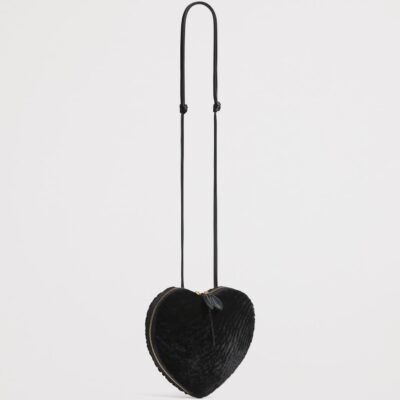 Alaïa Shearling Le Coeur Shoulder Bag - Image 2