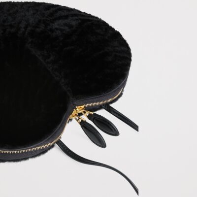 Alaïa Shearling Le Coeur Shoulder Bag - Image 3