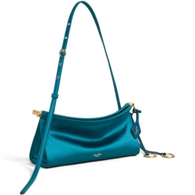Alaïa Small Satin Le Click East West Shoulder Bag - Image 2