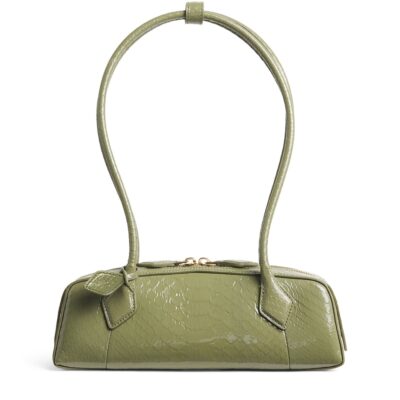 Alaïa Small Snakeskin Le Teckel Shoulder Bag - Image 1