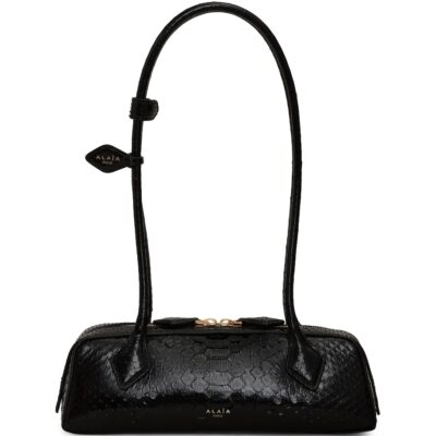 Alaïa Small Snakeskin Le Teckel Shoulder Bag - Image 1