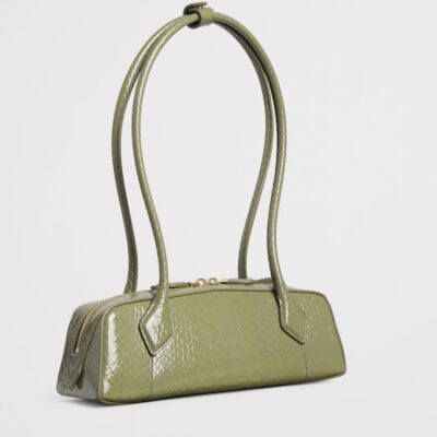 Alaïa Small Snakeskin Le Teckel Shoulder Bag - Image 2