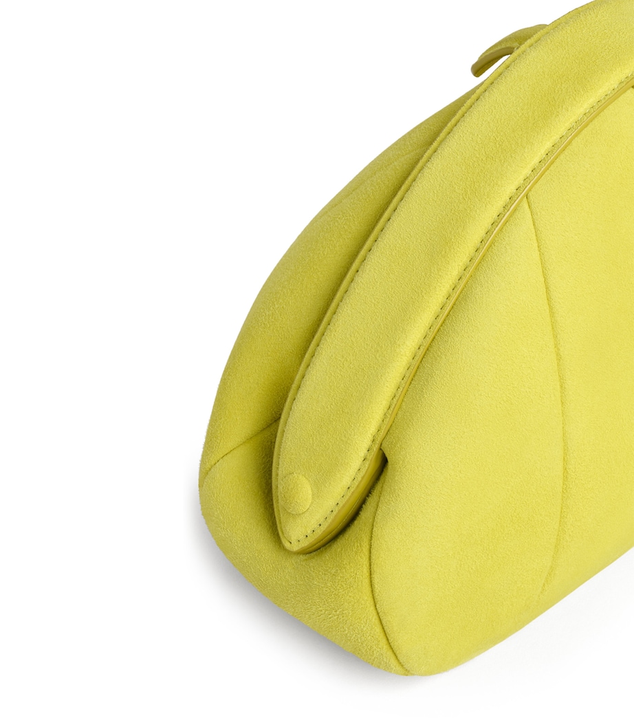 Alaïa Small Suede Purse Clutch Bag - Image 3