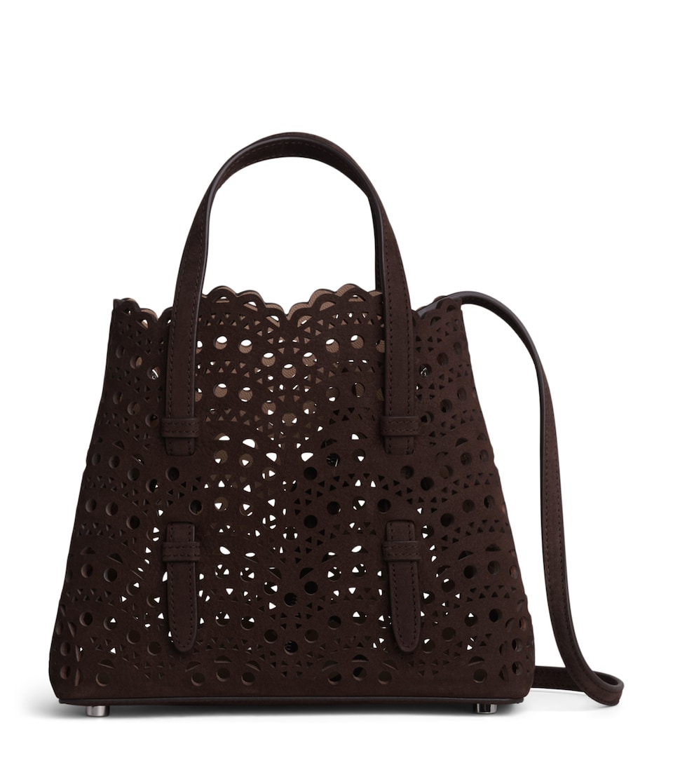 Alaïa Small Suede Purse Clutch Bag - Image 5