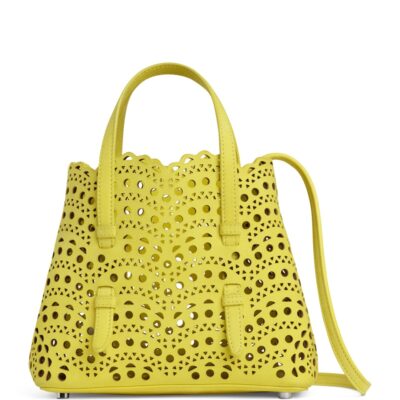Alaïa Small Wicker Bucket Bag - Image 4