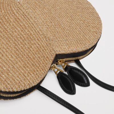 Alaïa Straw Le Coeur Shoulder Bag - Image 4