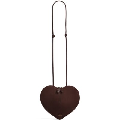 Alaïa Suede Embellished Le Coeur Shoulder Bag - Image 5