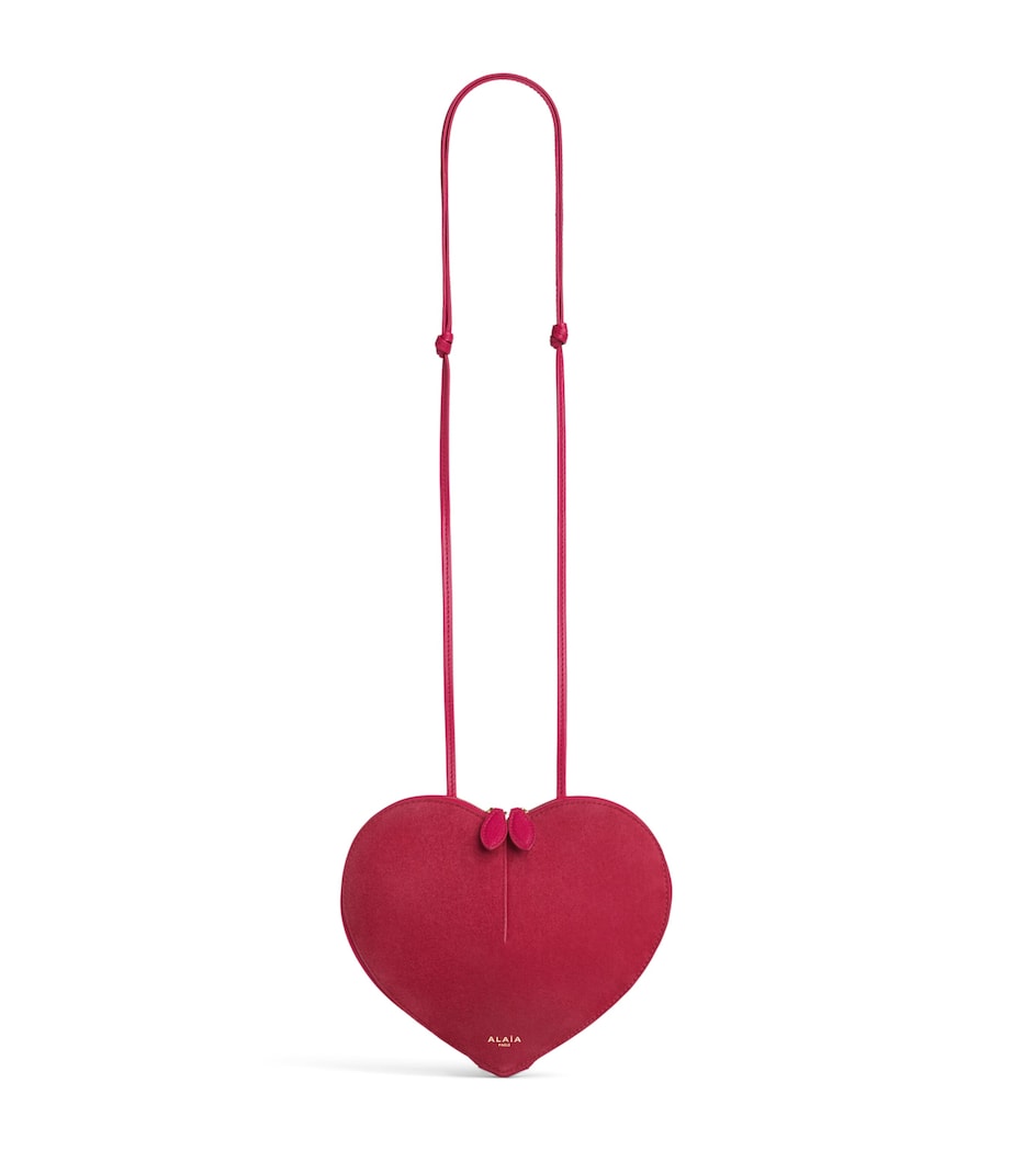 Alaïa Suede Le Coeur Shoulder Bag - Image 1