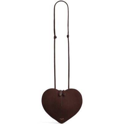 Alaïa Suede Le Coeur Shoulder Bag - Image 1
