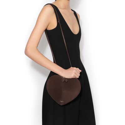 Alaïa Suede Le Coeur Shoulder Bag - Image 2