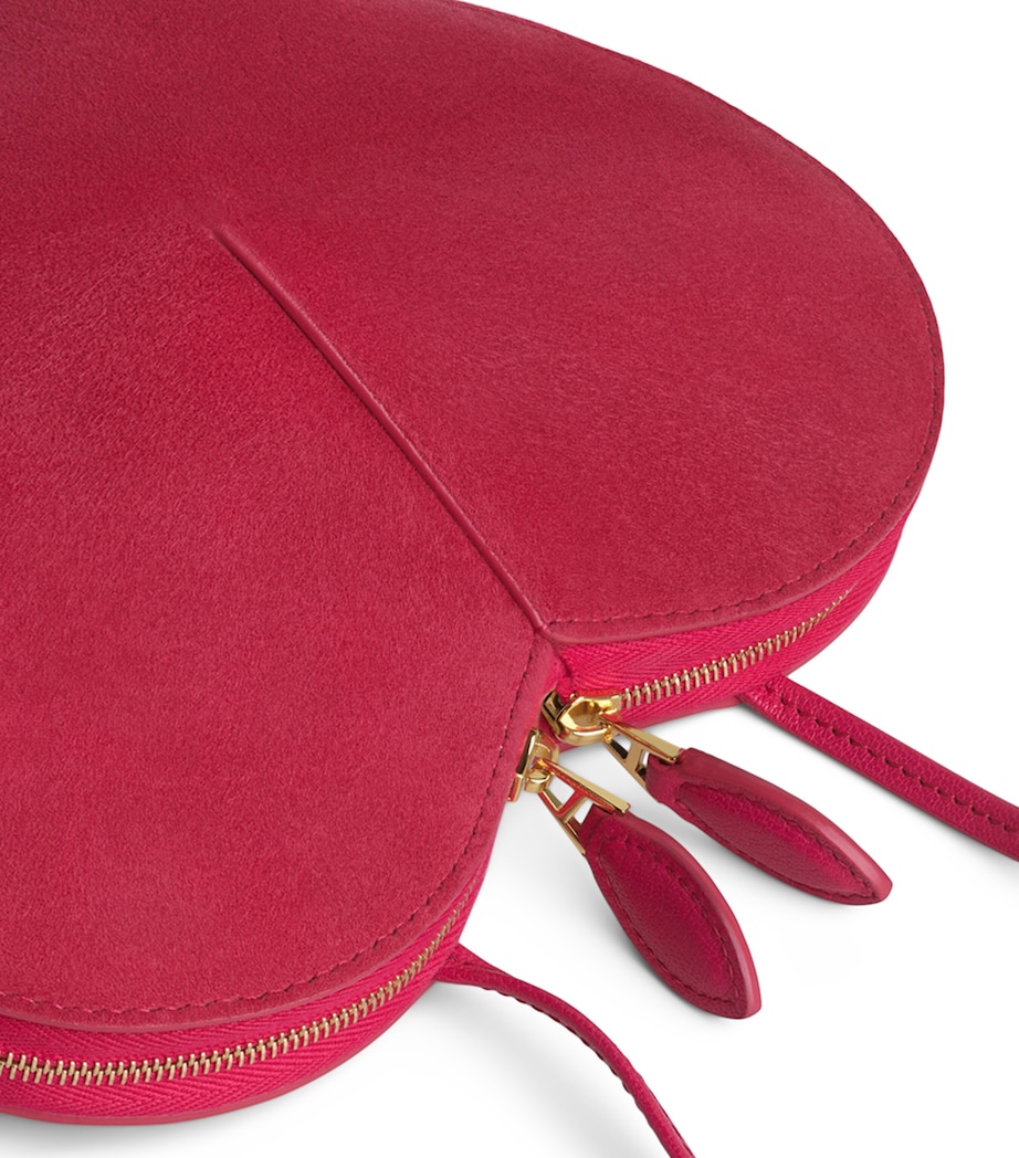 Alaïa Suede Le Coeur Shoulder Bag - Image 3