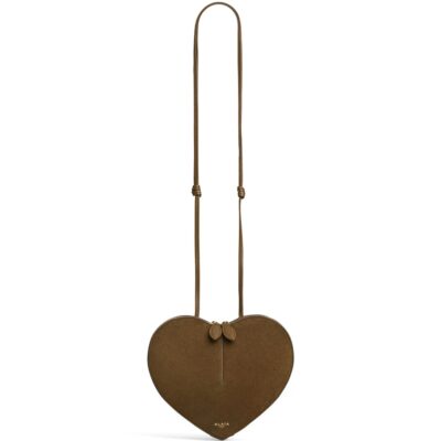 Alaïa Suede Le Coeur Shoulder Bag - Image 4