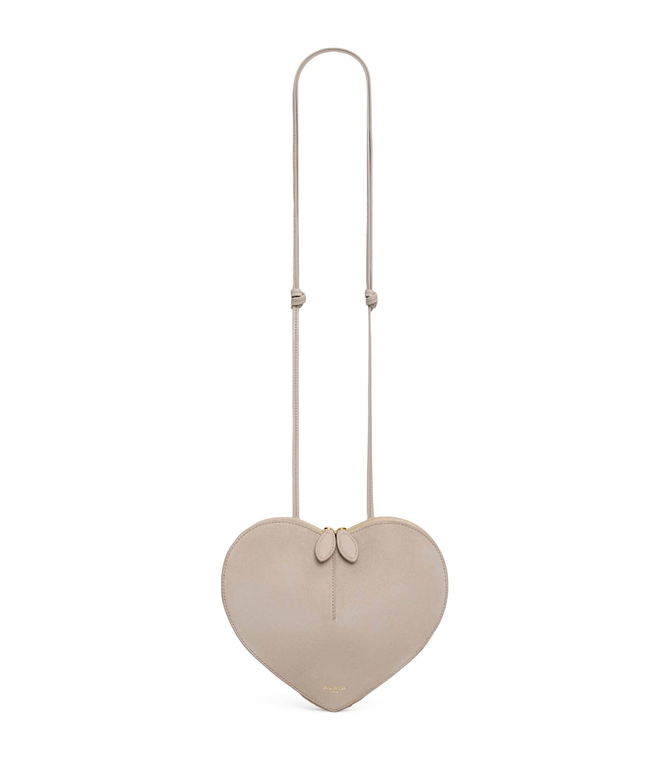 Alaïa Suede Le Coeur Shoulder Bag - Image 4