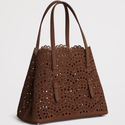 Alaïa Suede Le Mina Tote Bag - Image 2