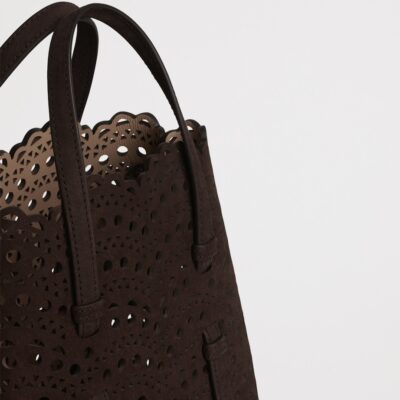 Alaïa Suede Le Mina Tote Bag - Image 3