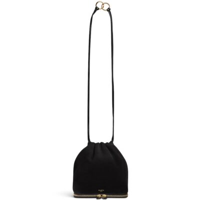 Alaïa Suede Le Ponchon Cross-Body Bag - Image 1