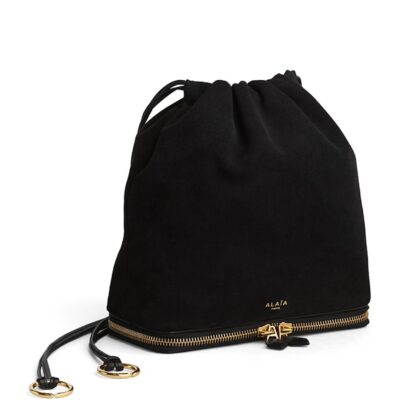 Alaïa Suede Le Ponchon Cross-Body Bag - Image 2