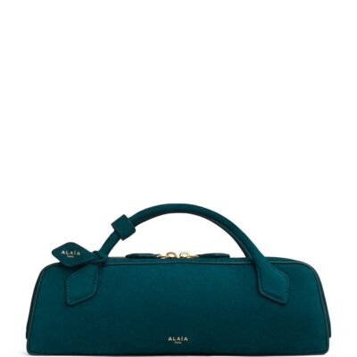 Alaïa Suede Le Teckel Clutch Bag - Image 4